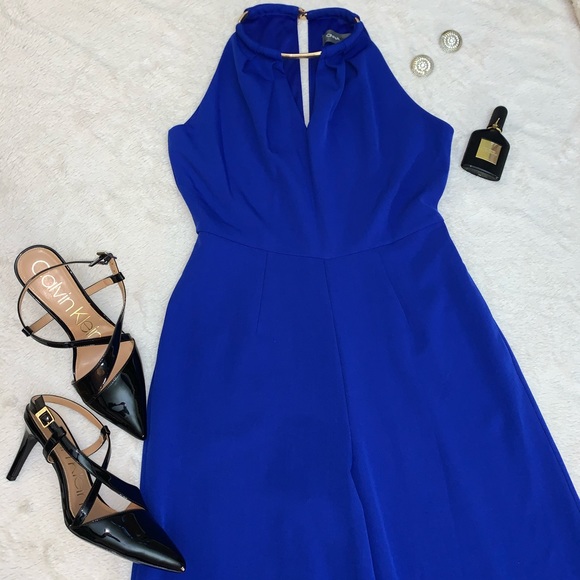 HP🛍🎉Donna Ricco, Cobalt Blue💙 Wide Leg Jumpsuit - Picture 5 of 5